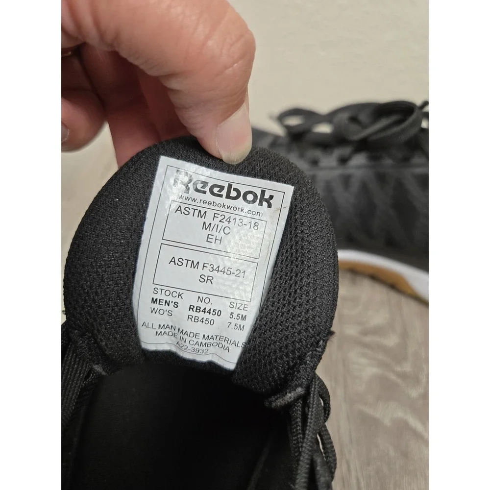 Reebok‎ Speed TR Work Shoes RB4450 Men's 5.5 / Women's 7.5 – Composite Toe EH SR